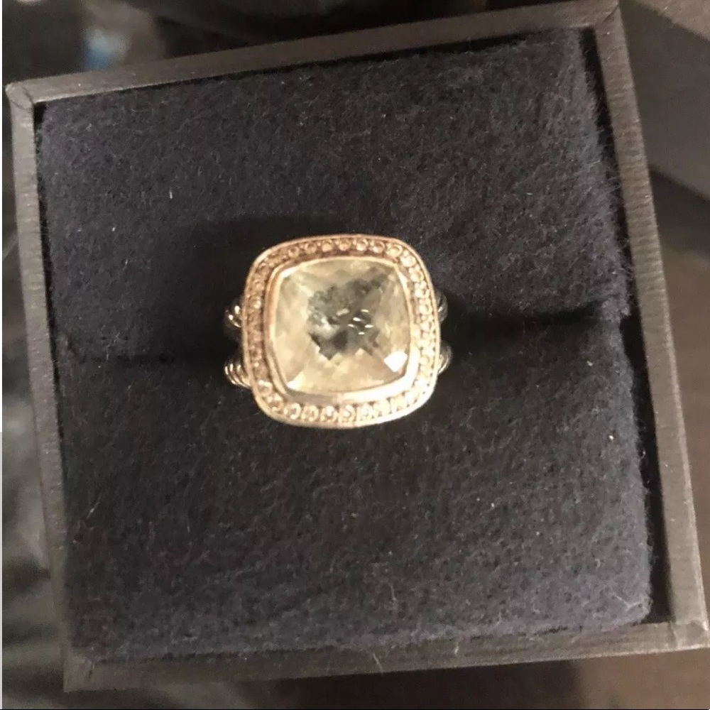 David Yurman Sterling Silver Albion Ring sz6/11mm